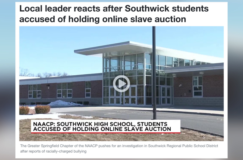 Greater Springfield NAACP Branch stands against racism in southwick schools and demands justivce
